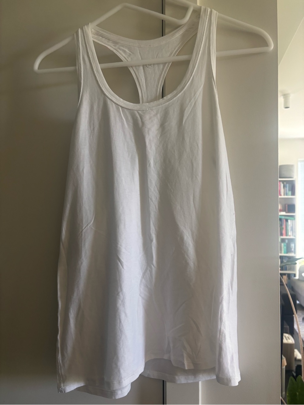 lululemon athletica White Racerback Tank Top